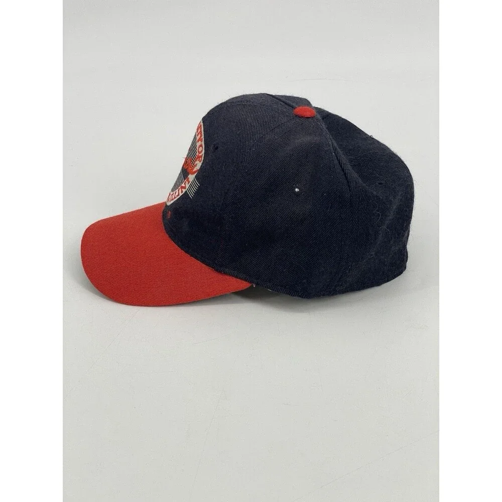 University of Illinois Fighting Illini The Game Fitted Hat Cap 7 1/8 Vintage 90s